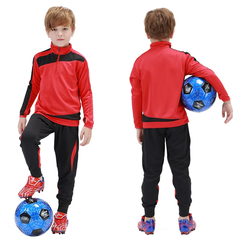 Kids soccer training set red – girls and boys soccer set
