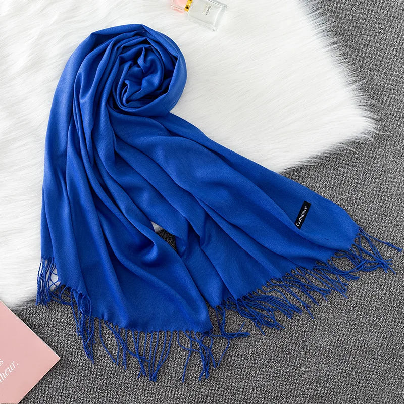 Pashmina Shawl – draped flat lay | Velvetova
