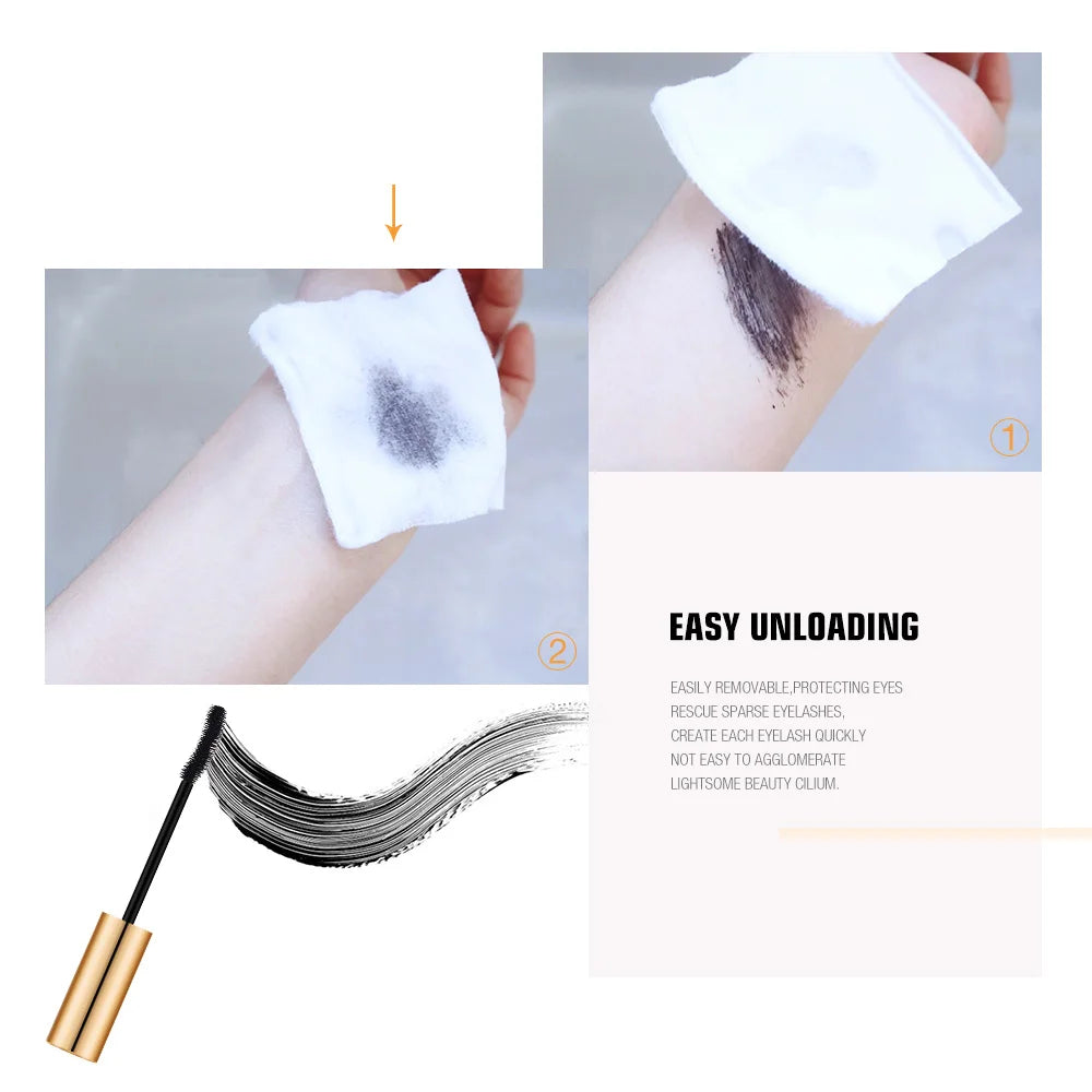 Lengthening mascara before after lashes