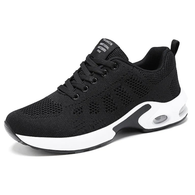 Plus size running shoes women black – cushioned walking shoes