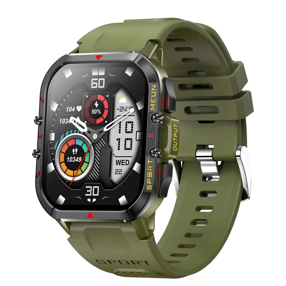 T21 Smart Watch 2023 Outdoor Sports BT Calling 1.96inch 280mAH Battery Health Heart Rate BP Monitoring