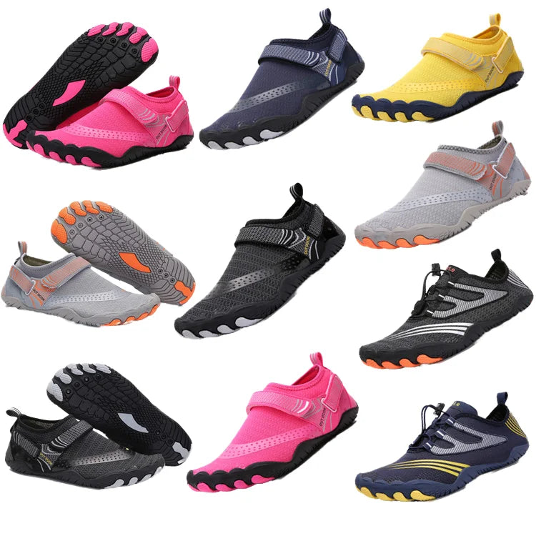 Men's Women's Quick-Dry Aqua Socks Kids Water Sports Summer Cotton Barefoot Walking Shoes New Condition Fitness Walking Shoes