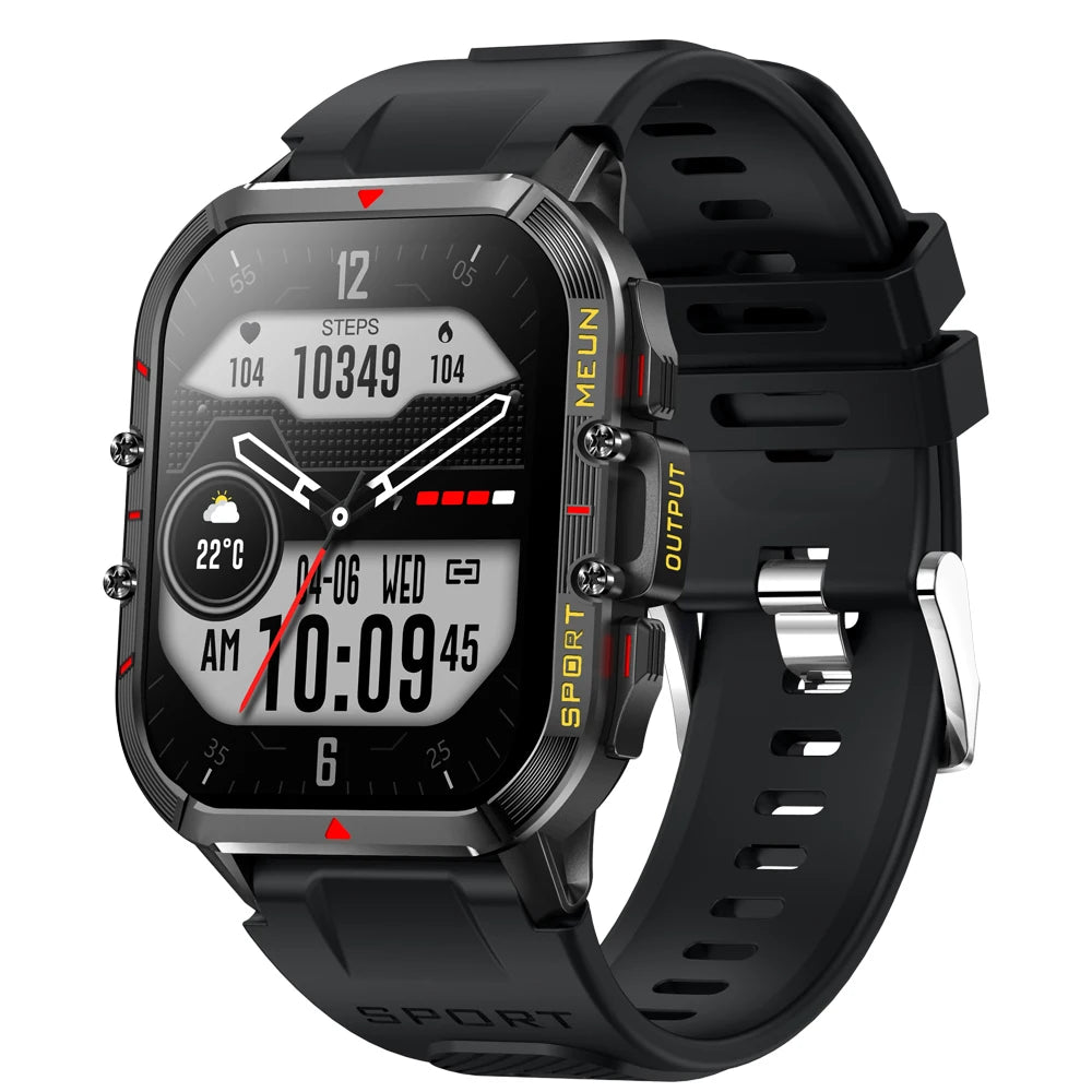 T21 Smart Watch 2023 Outdoor Sports BT Calling 1.96inch 280mAH Battery Health Heart Rate BP Monitoring