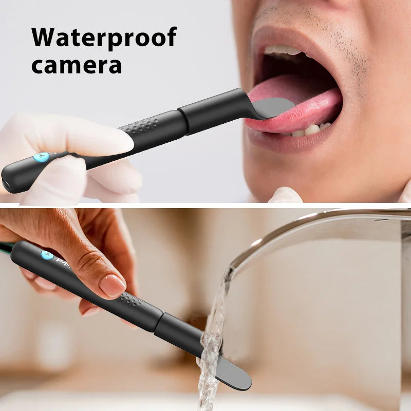Waterproof dental oral camera head demonstration