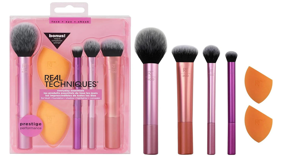 1786 Real Technique Luxury Natural Hair Private Label Wholesale Pink Custom Logo Professional Cosmetic Make up Makeup Brushes