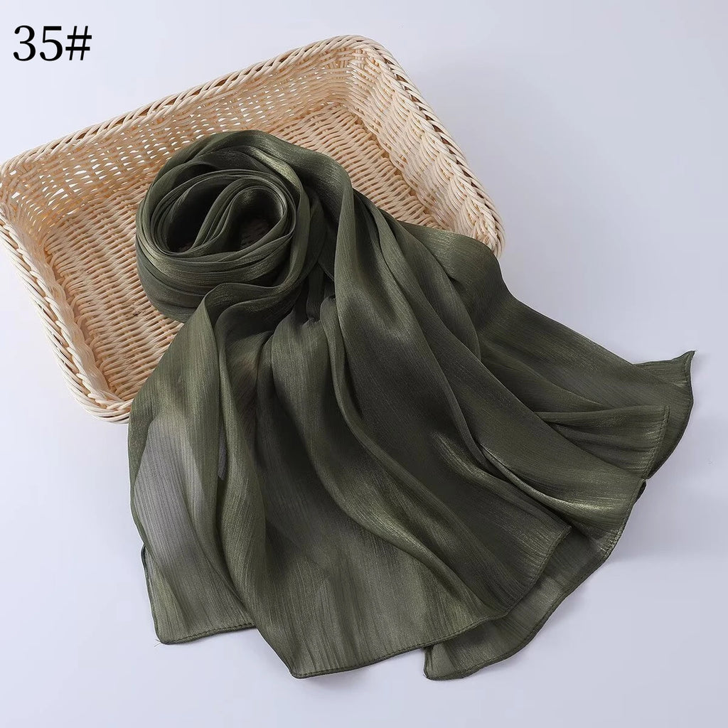 Satin Hijab Scarf – color variant view | Velvetova