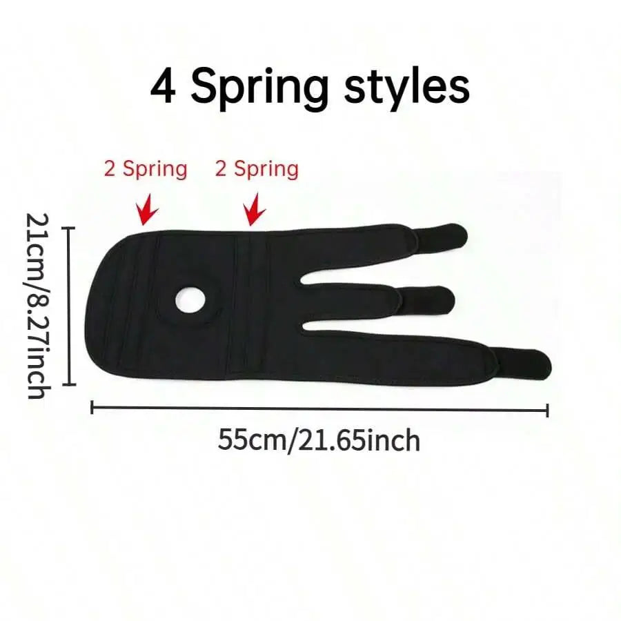 Basketball knee pad 4-spring style dimensions