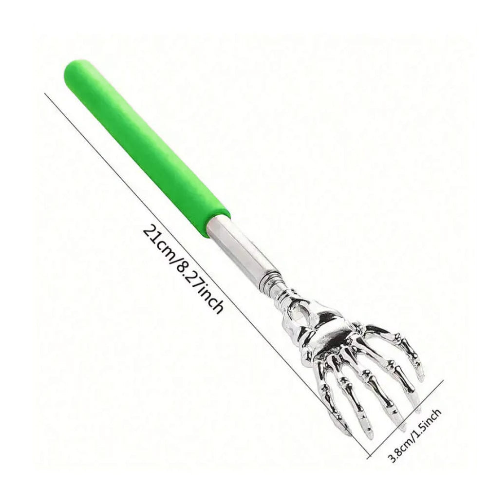 Telescopic extendable back scratcher - size reference