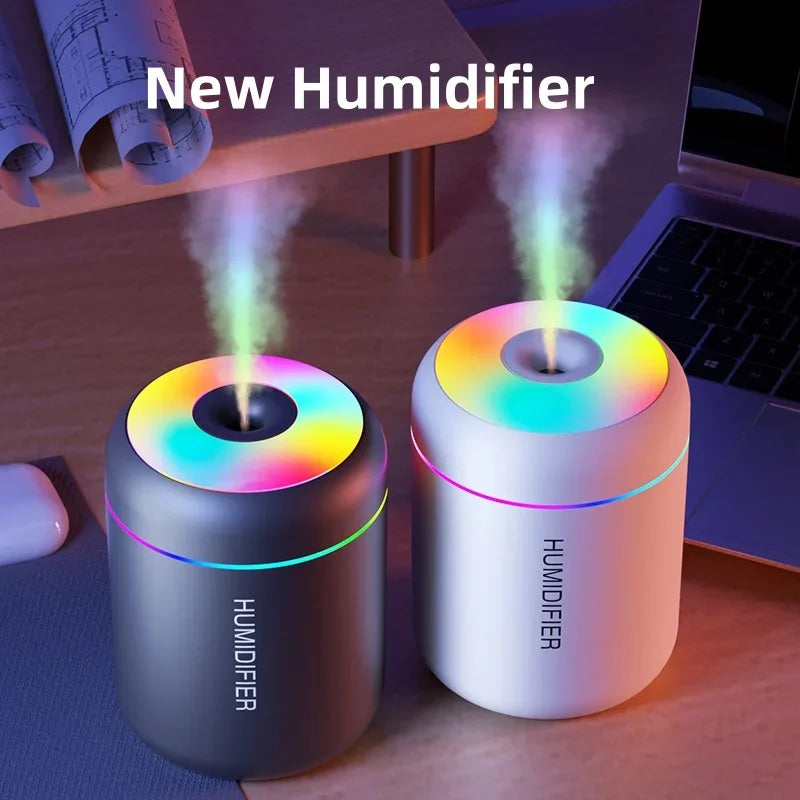 Mini USB humidifier aroma diffuser - front view