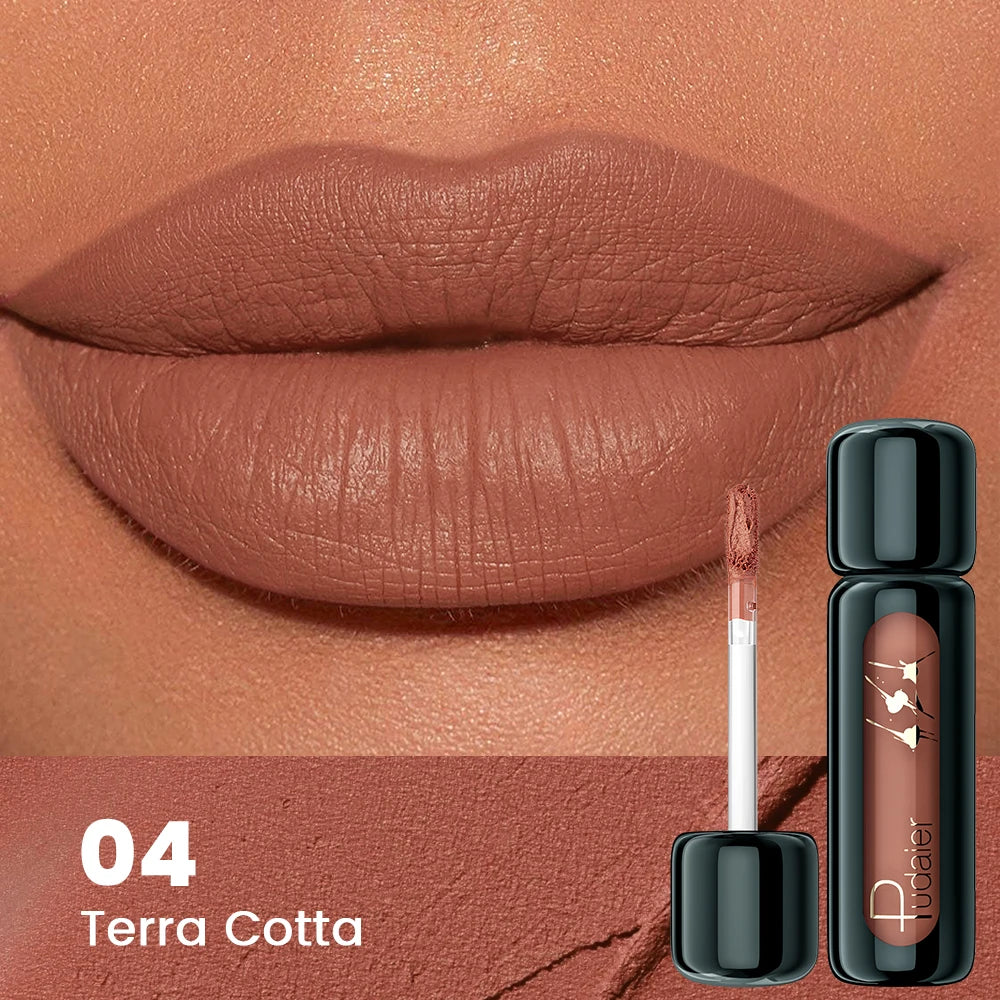 Matte Velvet Lip Gloss – Long-Lasting Liquid Lipstick, Non-Sticky