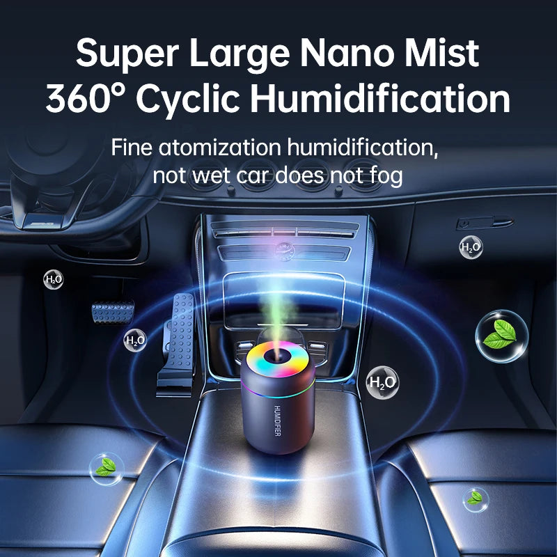 Mini USB humidifier aroma diffuser - lifestyle shot