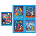Magic water coloring book robot theme pages