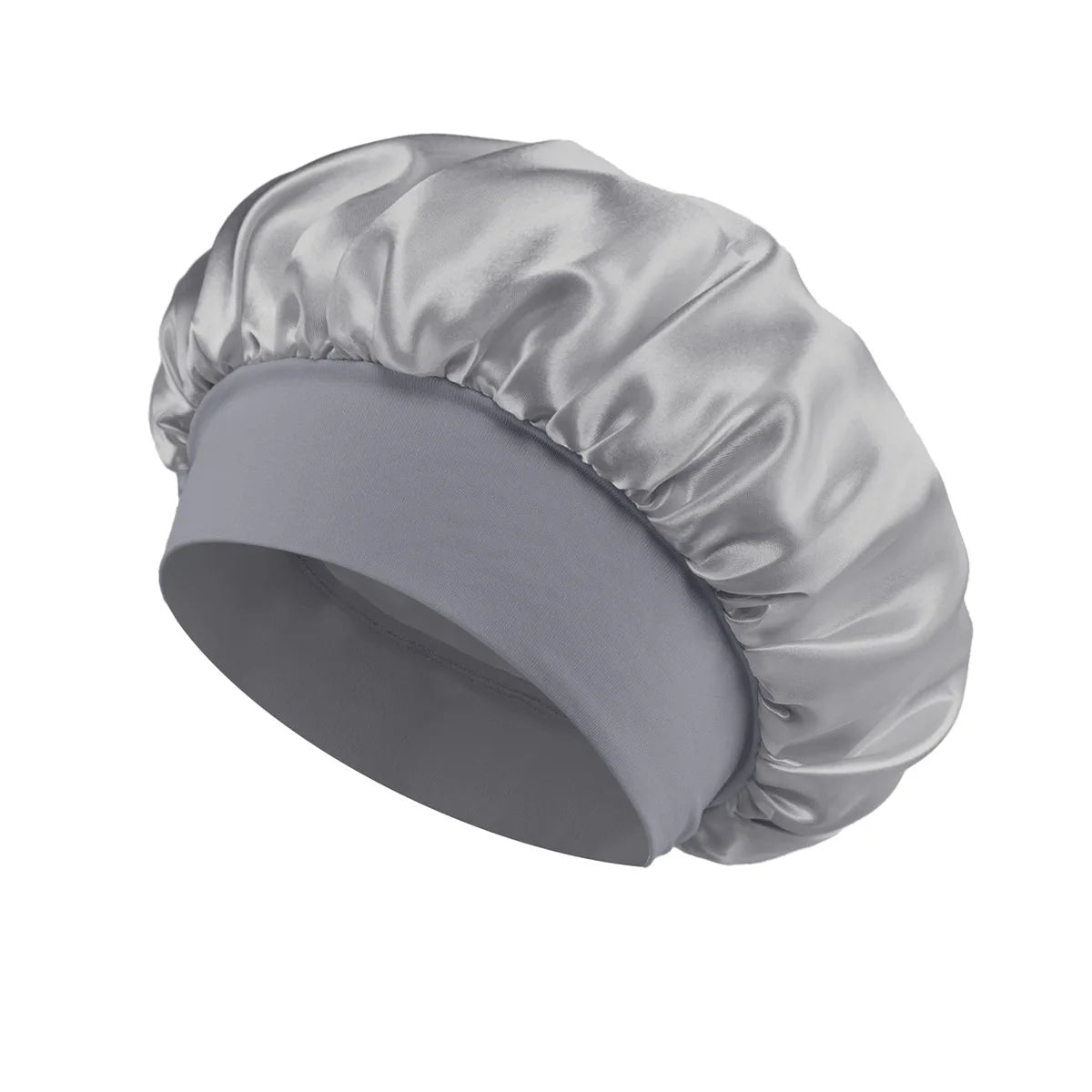 Colorful satin hair bonnets collection