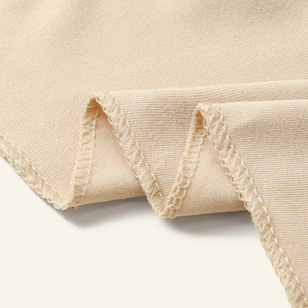 Zipper Instant Hijab – hem stitching close-up | Velvetova