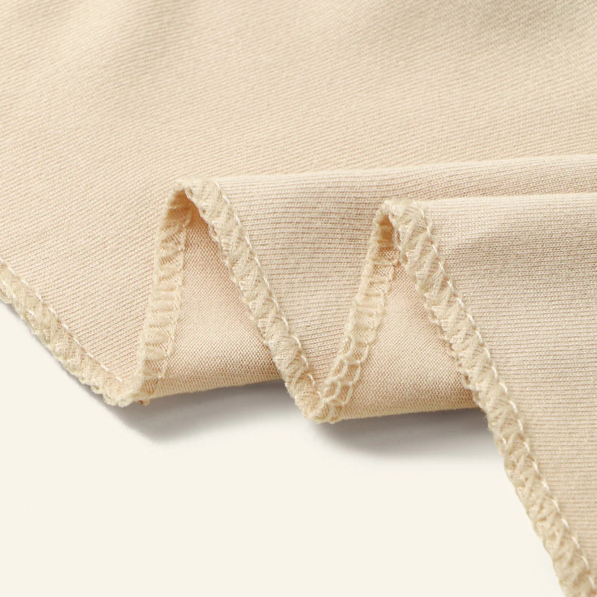 Zipper Instant Hijab – hem stitching close-up | Velvetova