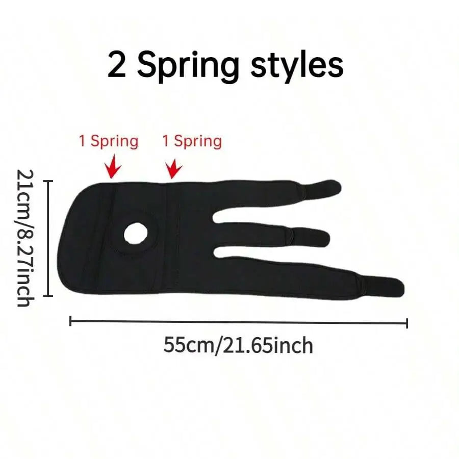 Basketball knee pad 2-spring style dimensions