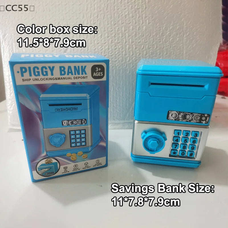 Electronic piggy bank for kids - packaging
