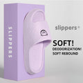 Cute bear non-slip slippers - top view