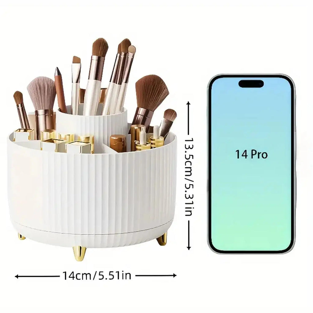 Rotating cosmetic storage stand