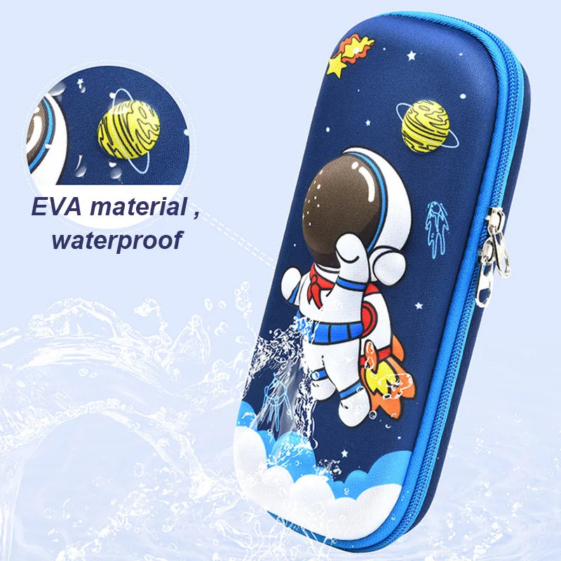 Astronaut kawaii pencil case, EVA material waterproof