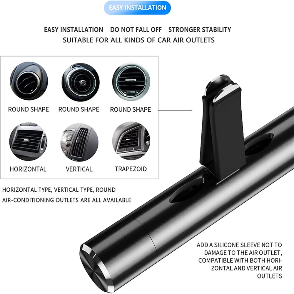 Car air freshener clip installation fits all car vent types
