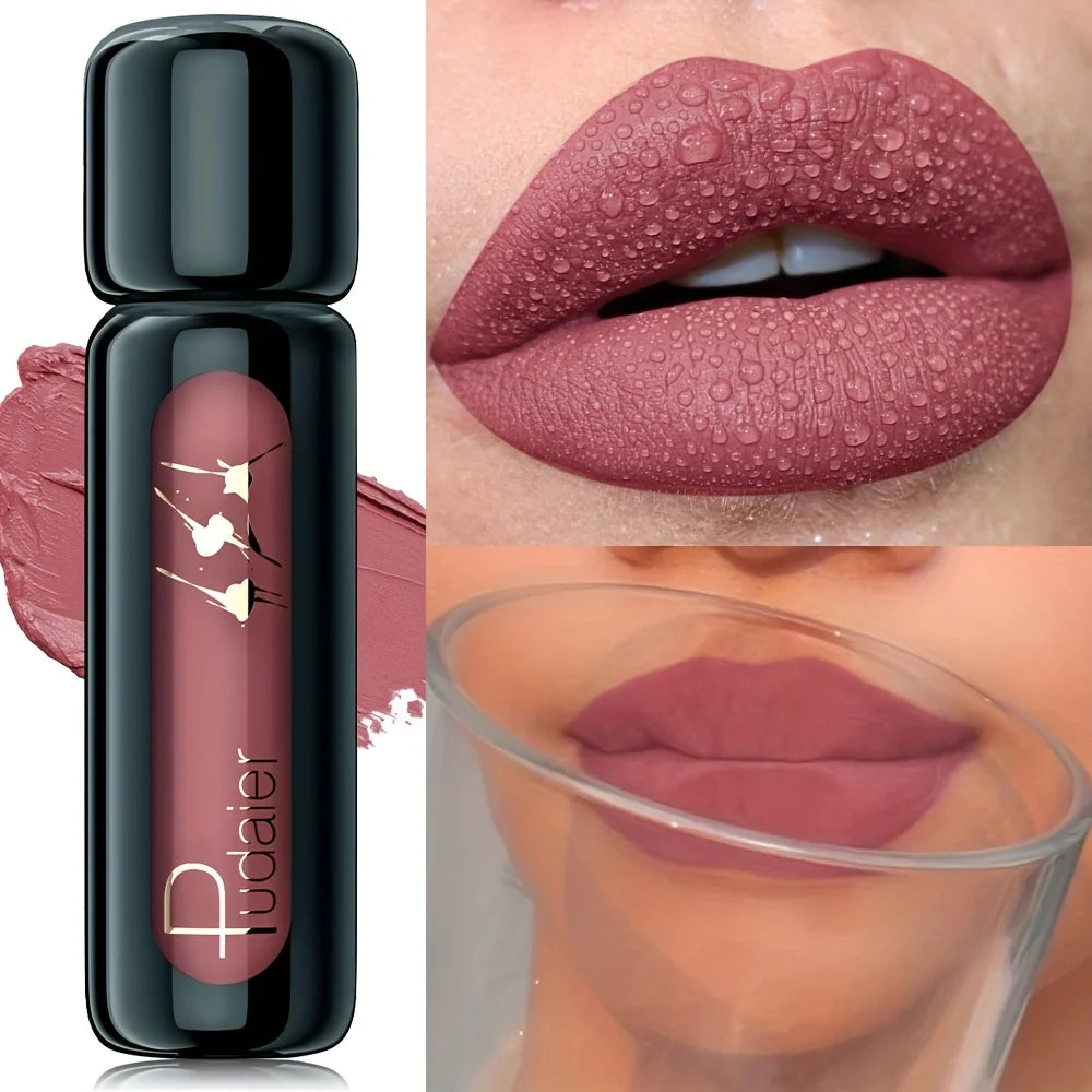 Matte velvet lip gloss - long-lasting liquid lipstick