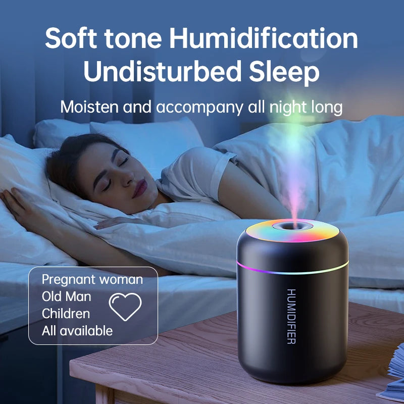 Mini USB humidifier aroma diffuser - detail close-up