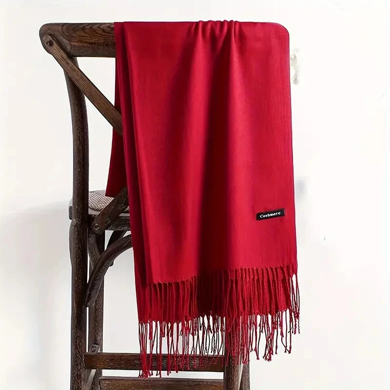 Pashmina Shawl – chair display | Velvetova