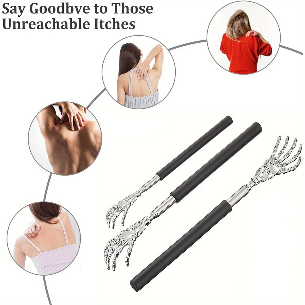 Telescopic extendable back scratcher - detail close-up