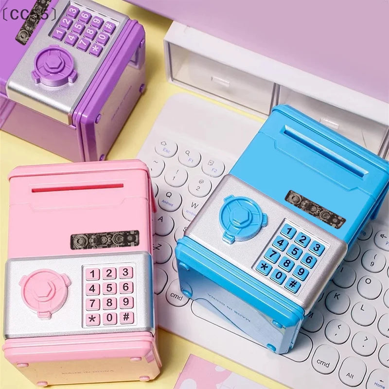 Electronic piggy bank for kids - angle view