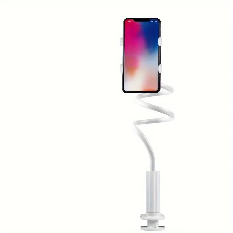 Gooseneck phone holder with clamp - lifestyle shot