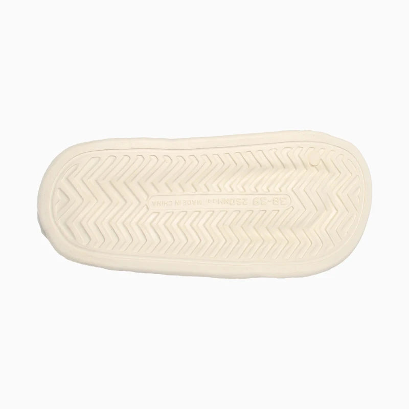 Cute bear non-slip slippers - angle view
