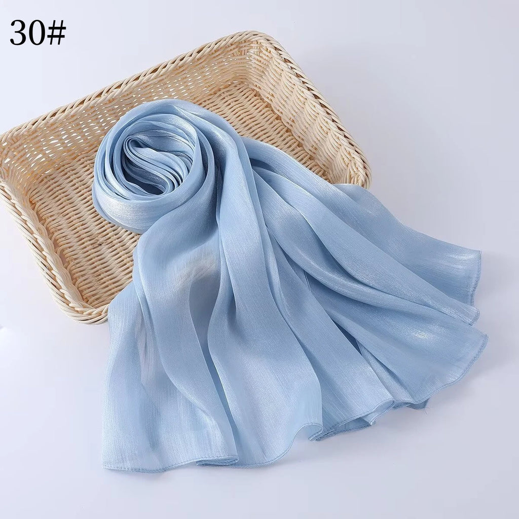 Satin Hijab Scarf – color variant view | Velvetova