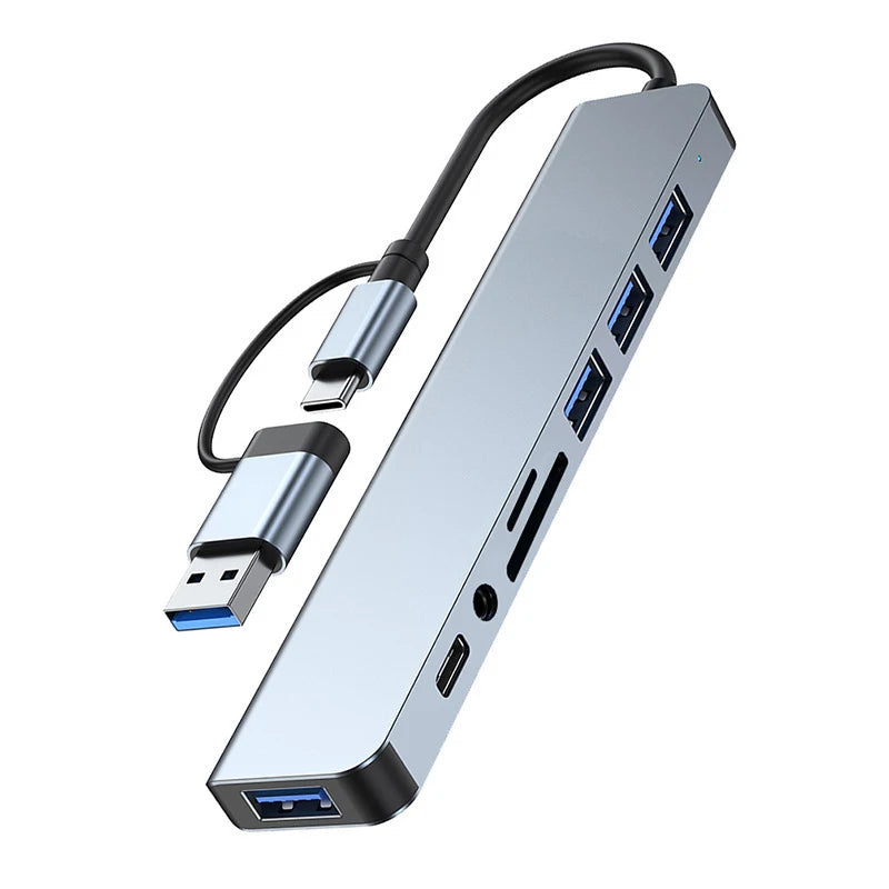 8-in-1 USB-C hub docking station - packaging