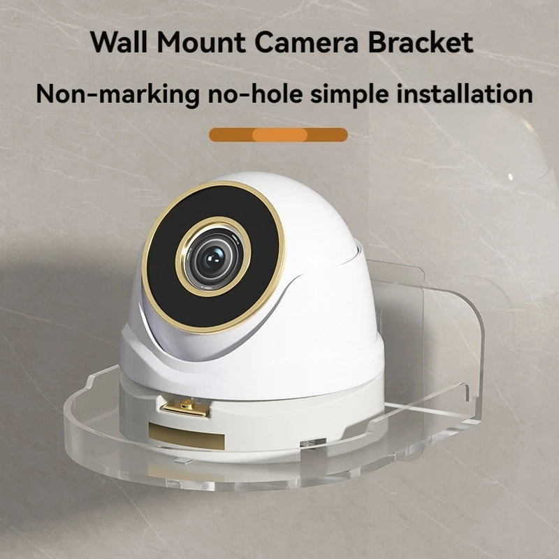 Wall mount camera bracket with non-marking no-hole simple installation
