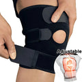 Basketball knee pad with honeycomb padding, adjustable strap detail