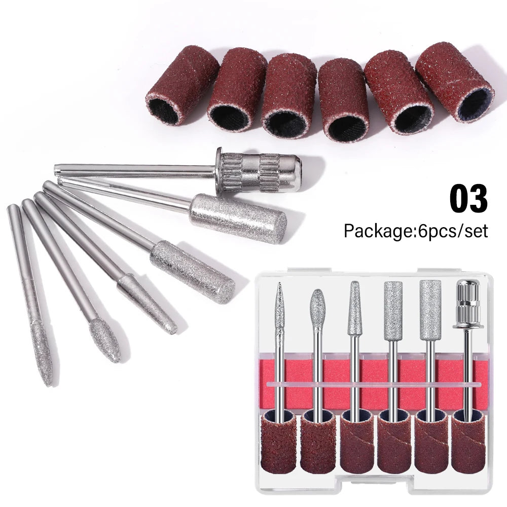 6-in-1 Electric Nail Drill Kit – Manicure Pedicure Polishing Set
