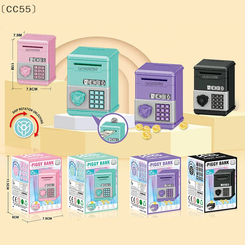 Electronic piggy bank for kids - lifestyle shot