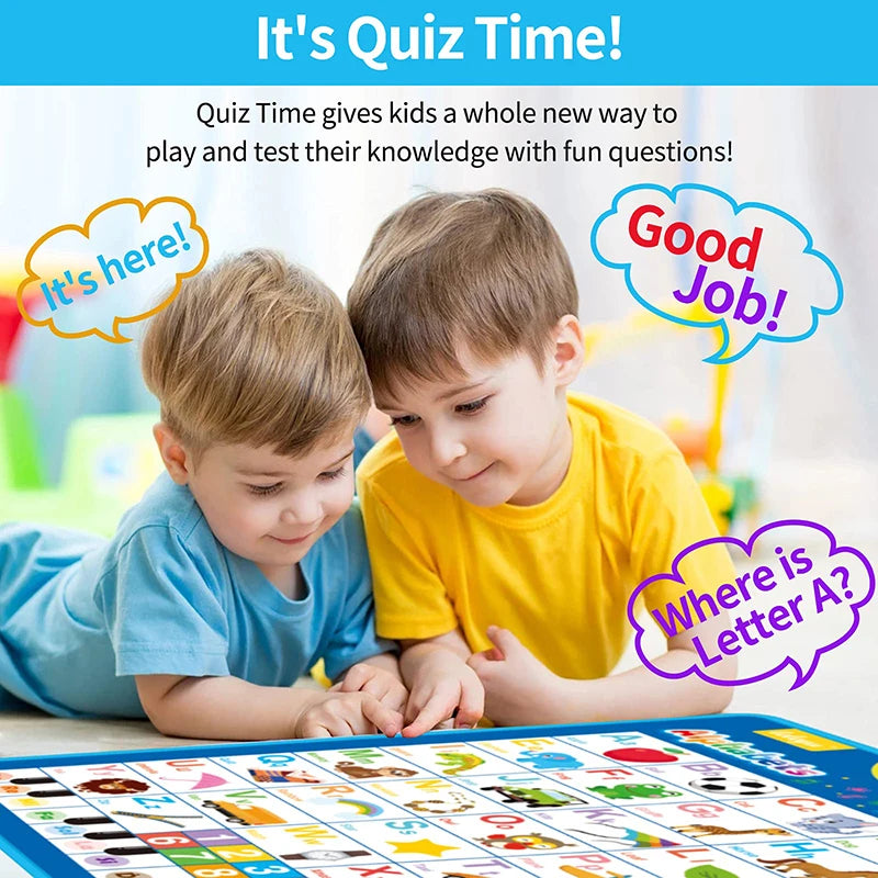 Talking ABC wall chart — quiz time interactive poster