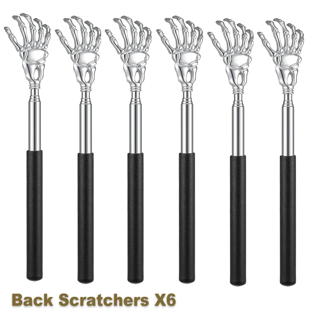 Telescopic extendable back scratcher - side view