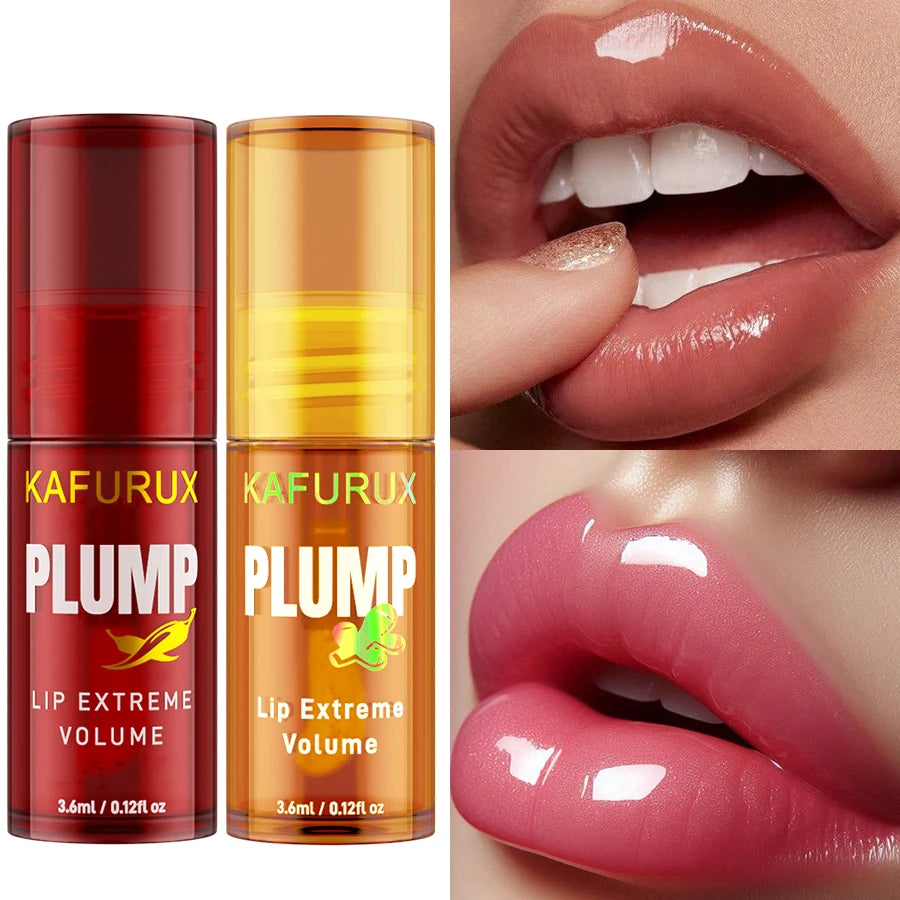 Long-lasting lip gloss duo set