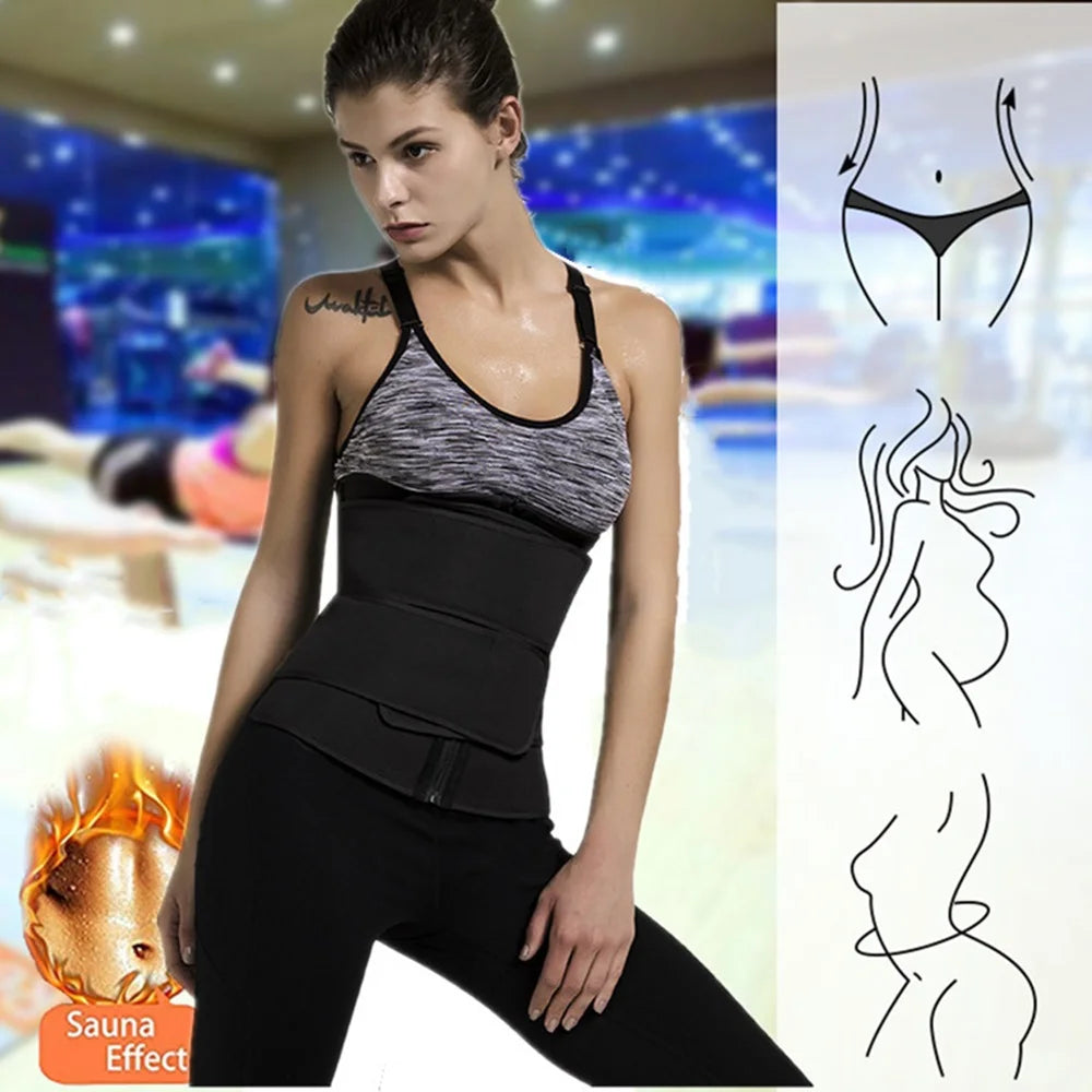 Waist trainer for women slimming belt - angle view