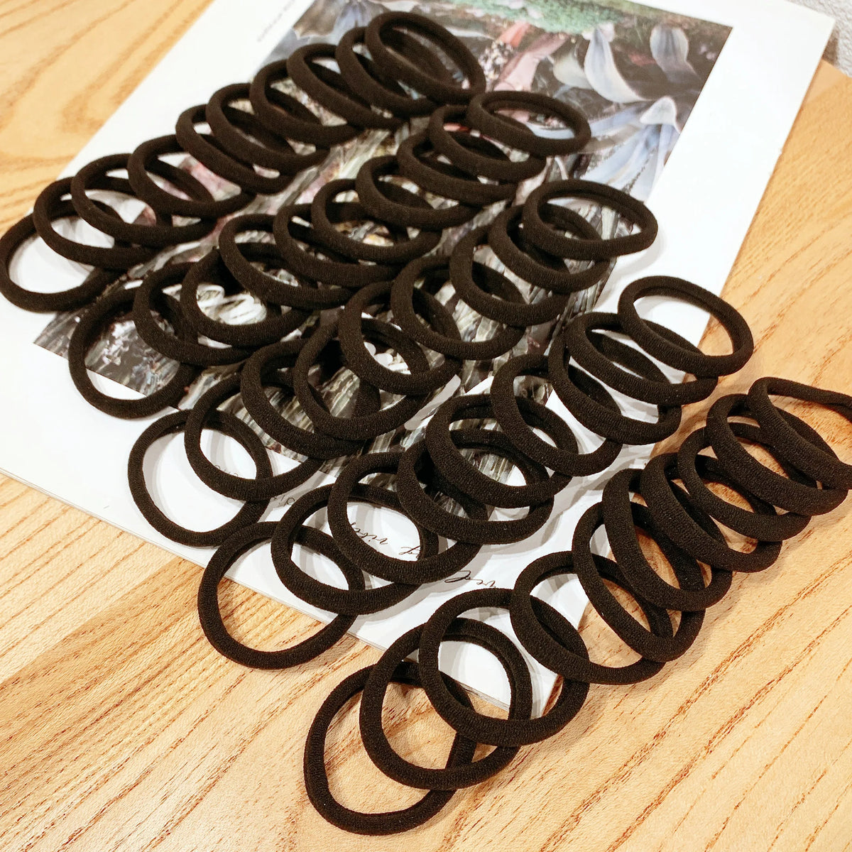Elastic hair ties - gentle no crease bands