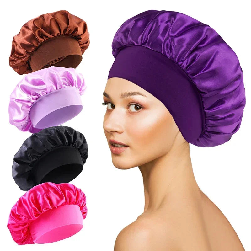 Satin hair bonnet - silk sleep cap