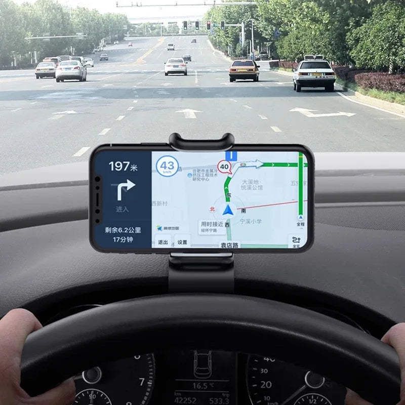 Car phone holder mount dashboard navigation driving view