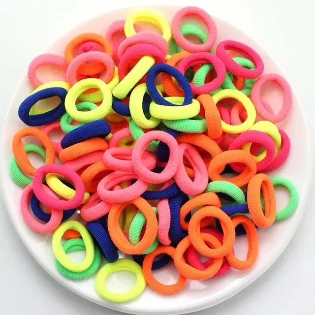 Mini hair ties for girls braids