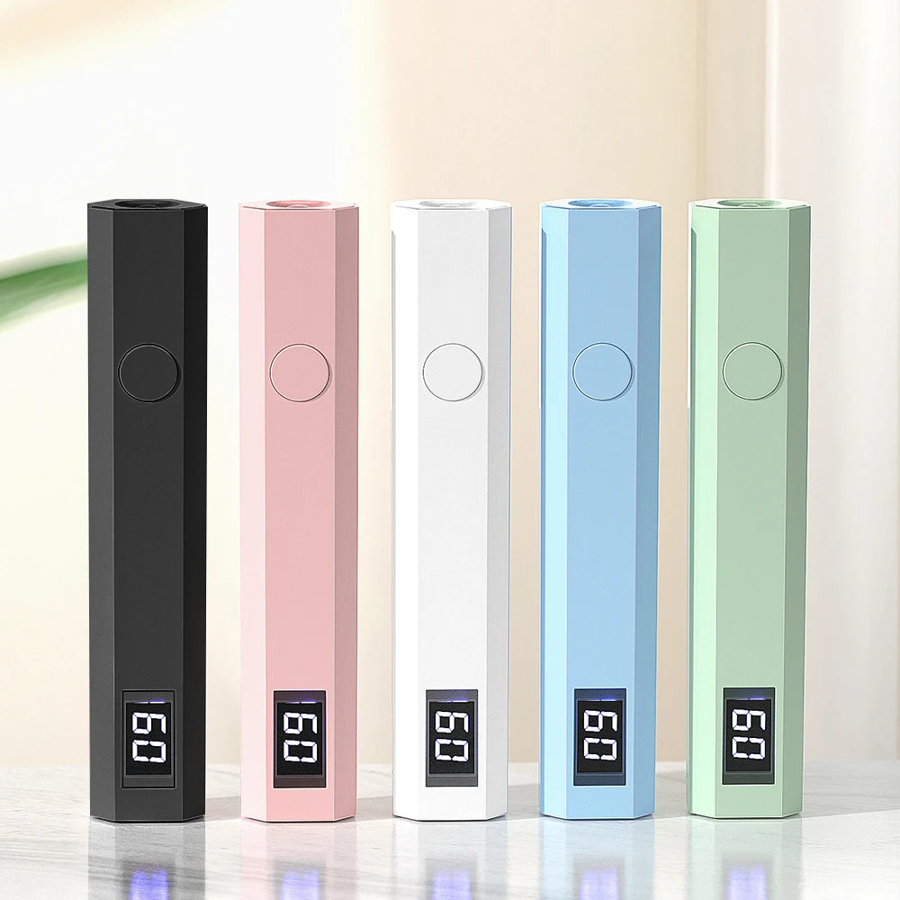 Portable gel nail polish dryer lamp colors