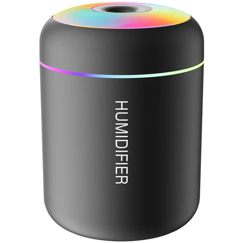 Mini USB humidifier aroma diffuser - side view