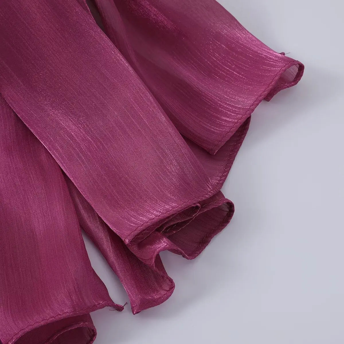 Satin Hijab Scarf – fabric close-up | Velvetova