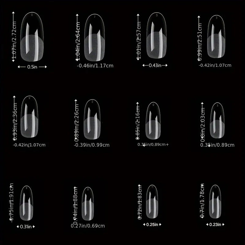 120pcs nail extension tips kit